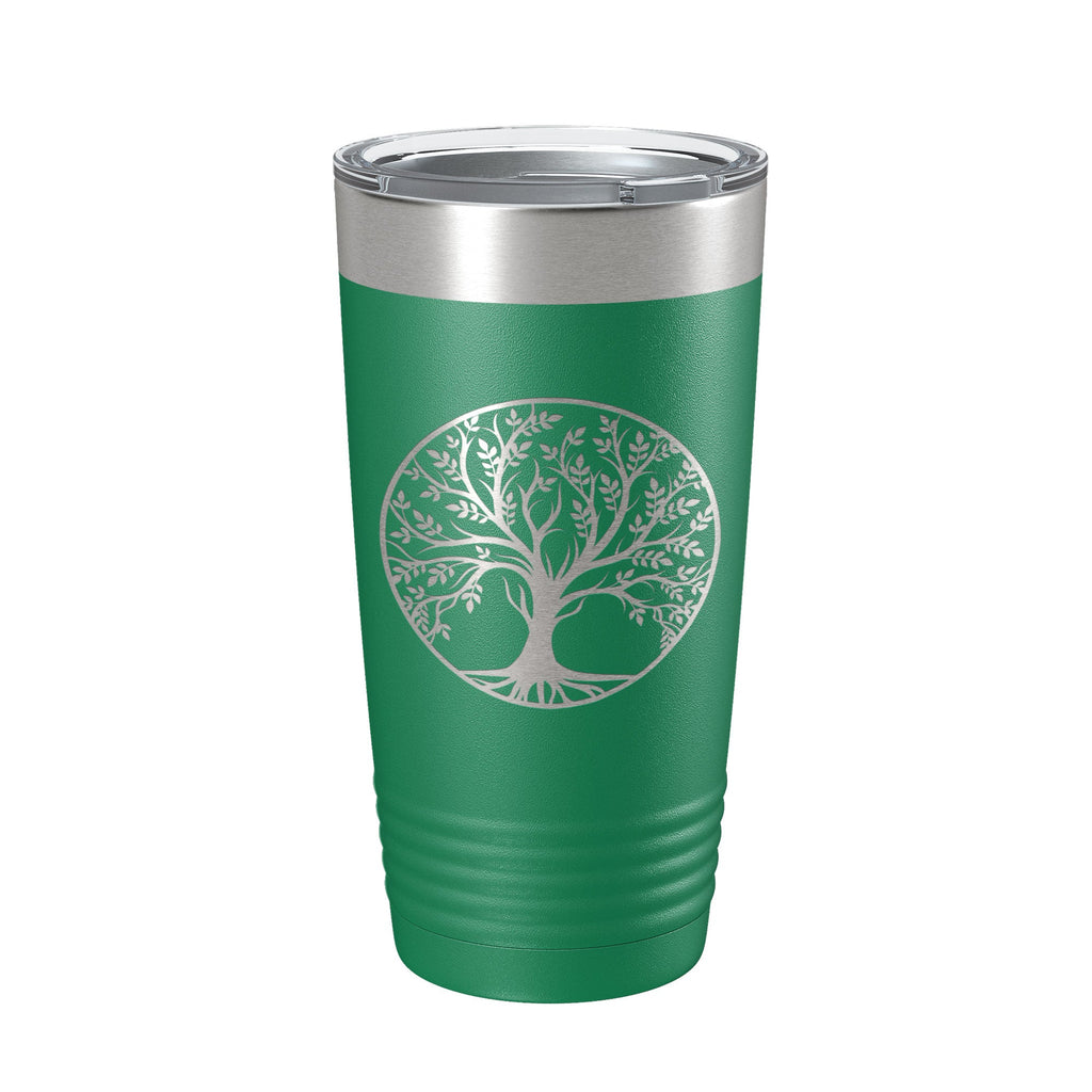 Tree Of Life Tumbler Travel Mug Insulated Laser Engraved Coffee Cup 20 oz