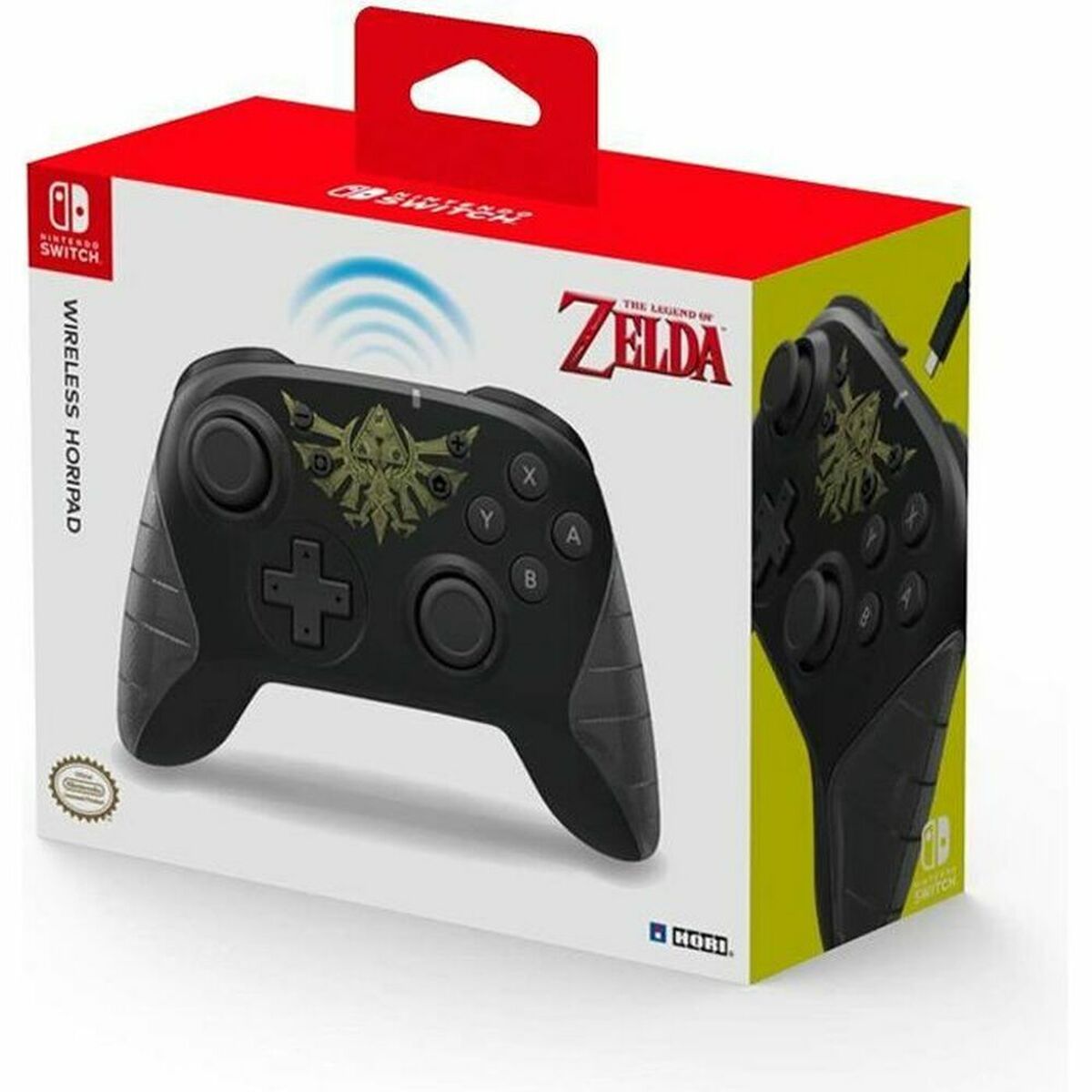 HORI Wireless Controller for Nintendo Switch – Bluetooth 5.0 (Black)
