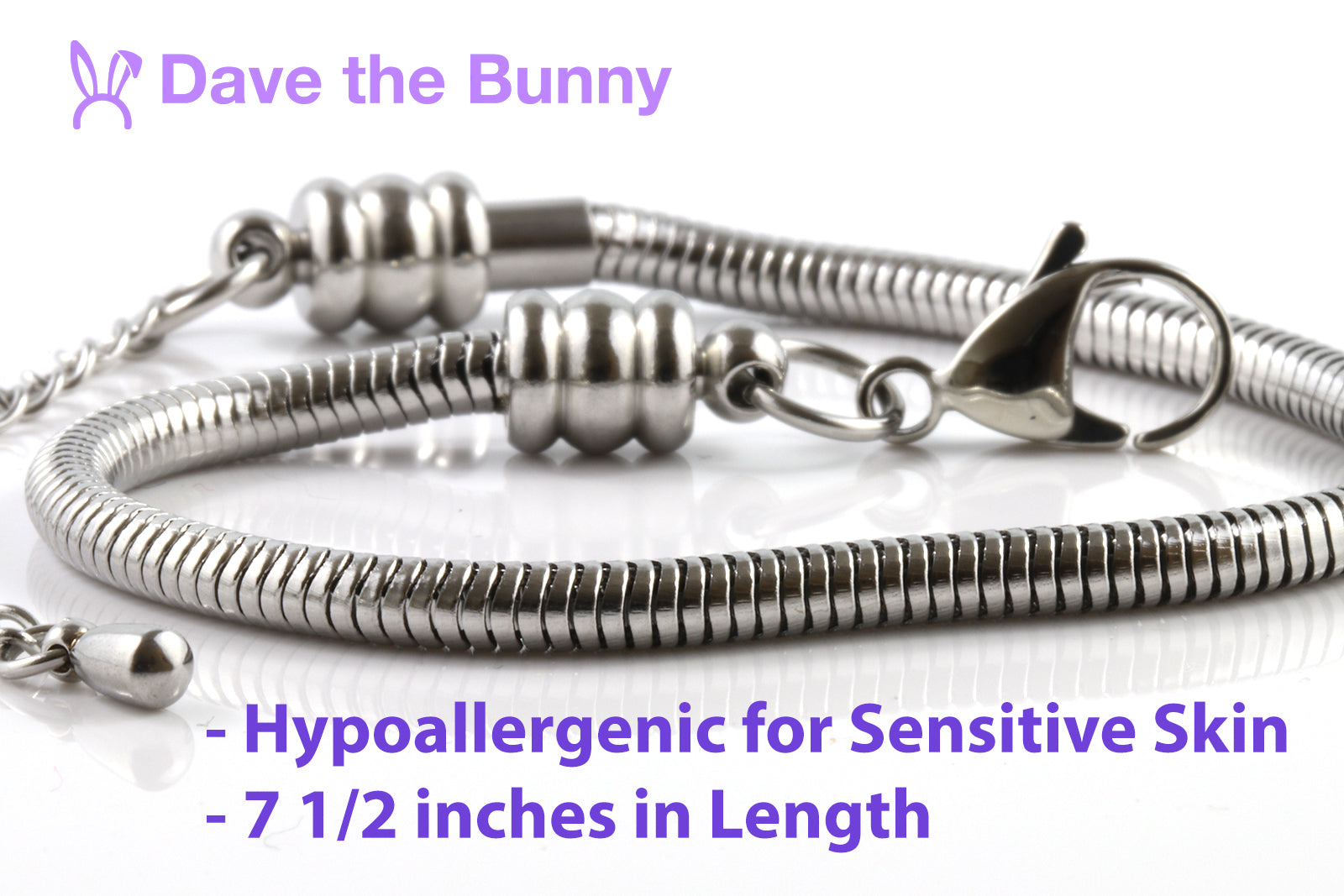 Elegant Stainless Steel Snake Chain Phone Bracelet, Cute Phone Charm with Durable Metal Alloy Charm