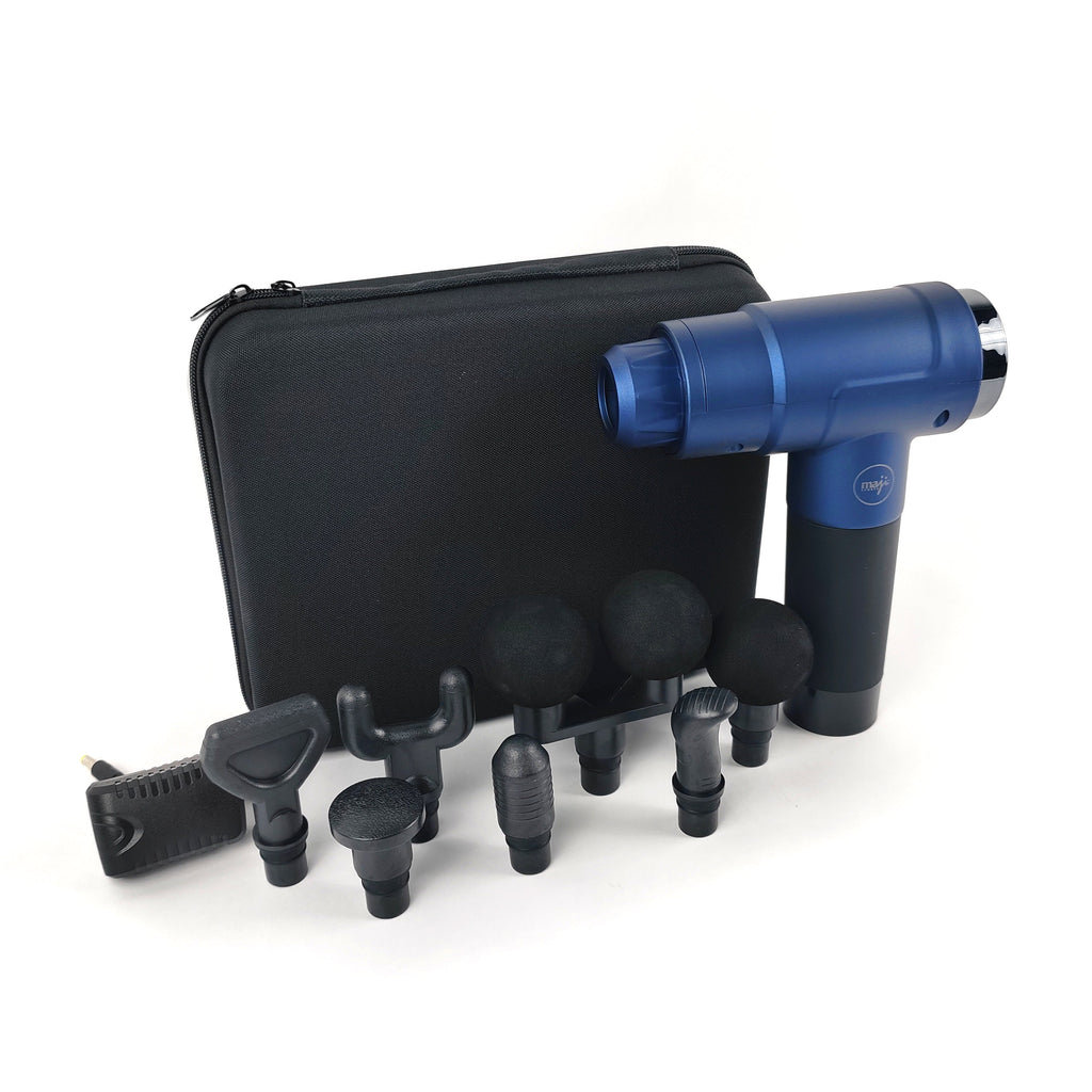 TonoVita Dual-Head Percussion Massage Gun – Hot Compress & LCD Screen