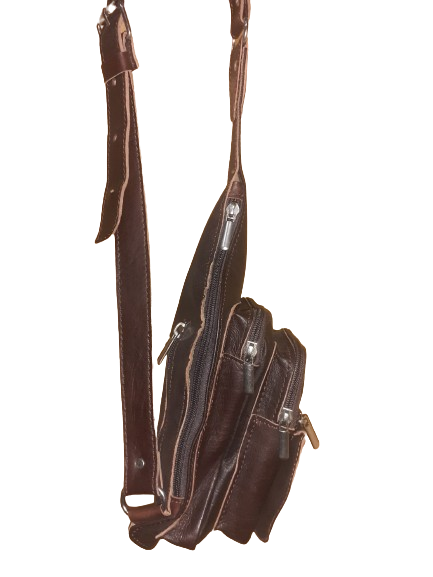 Handmade Triangular Crossbody Bag – Unisex Messenger