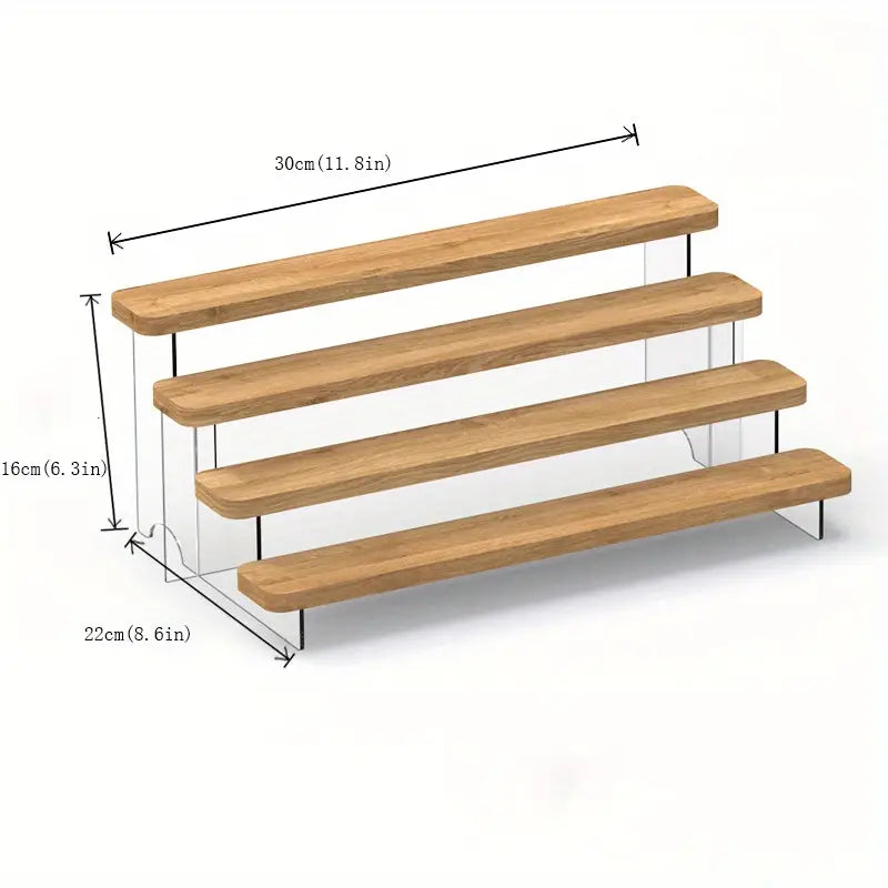 NNETM Elevate and Showcase with Our Wooden Riser Shelf