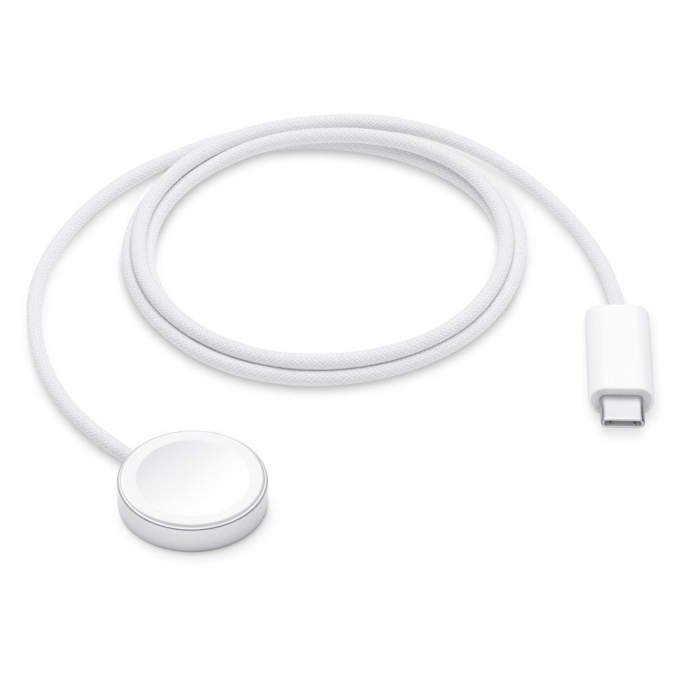 Apple Watch Magnetic Fast Charger – USB-C Woven Cable (Genuine Apple)