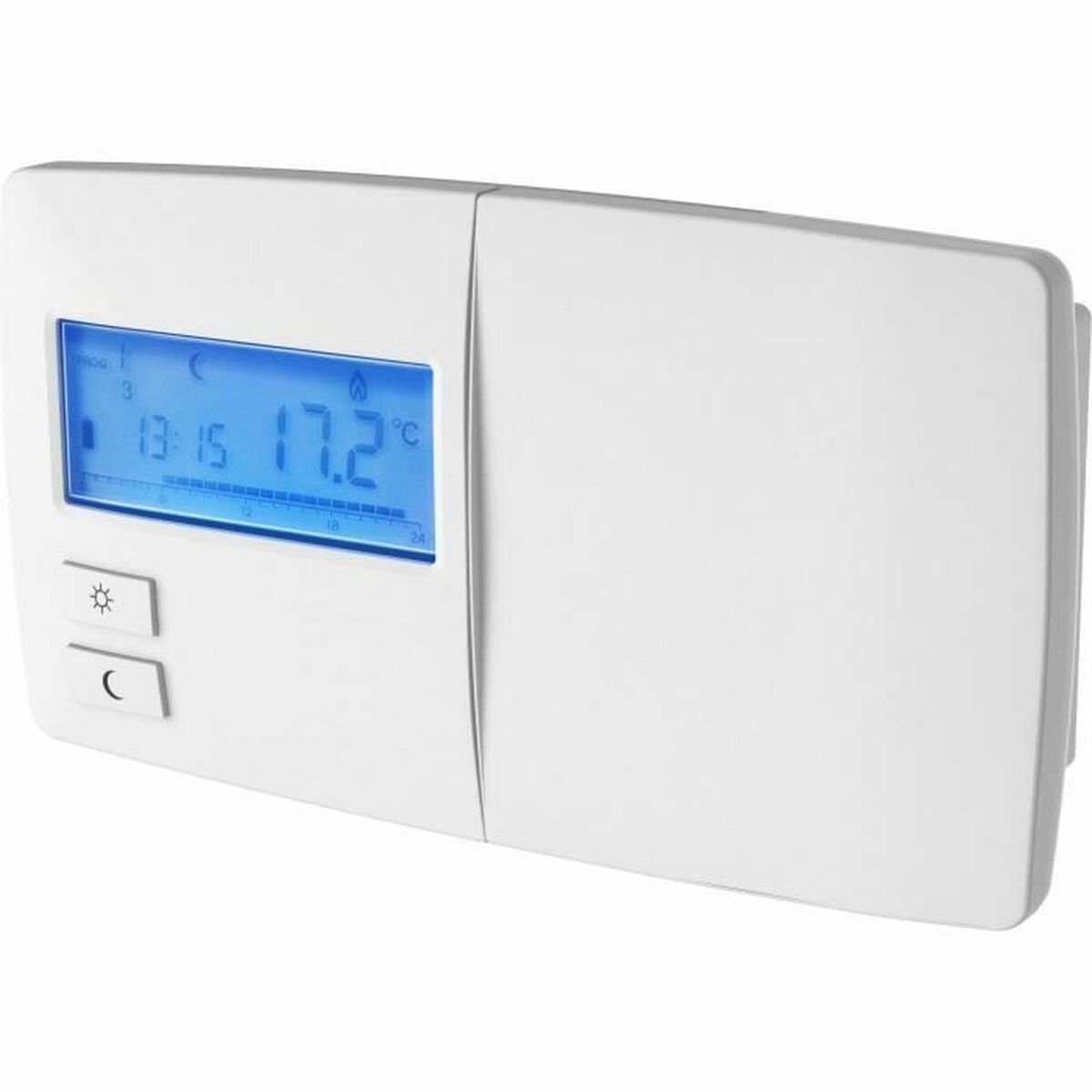 GAO Digital Thermostat – Backlit LCD | Precise Home Temperature Control | White