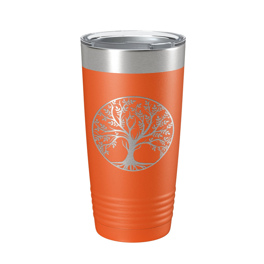 Tree Of Life Tumbler Travel Mug Insulated Laser Engraved Coffee Cup 20 oz