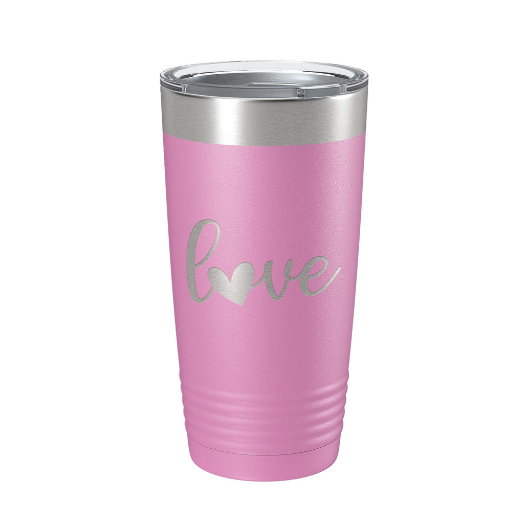 Love Tumbler Travel Mug Insulated Laser Engraved Coffee Cup 20 oz