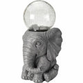 Solar Elephant Garden Light - White Decorative LED Lamp