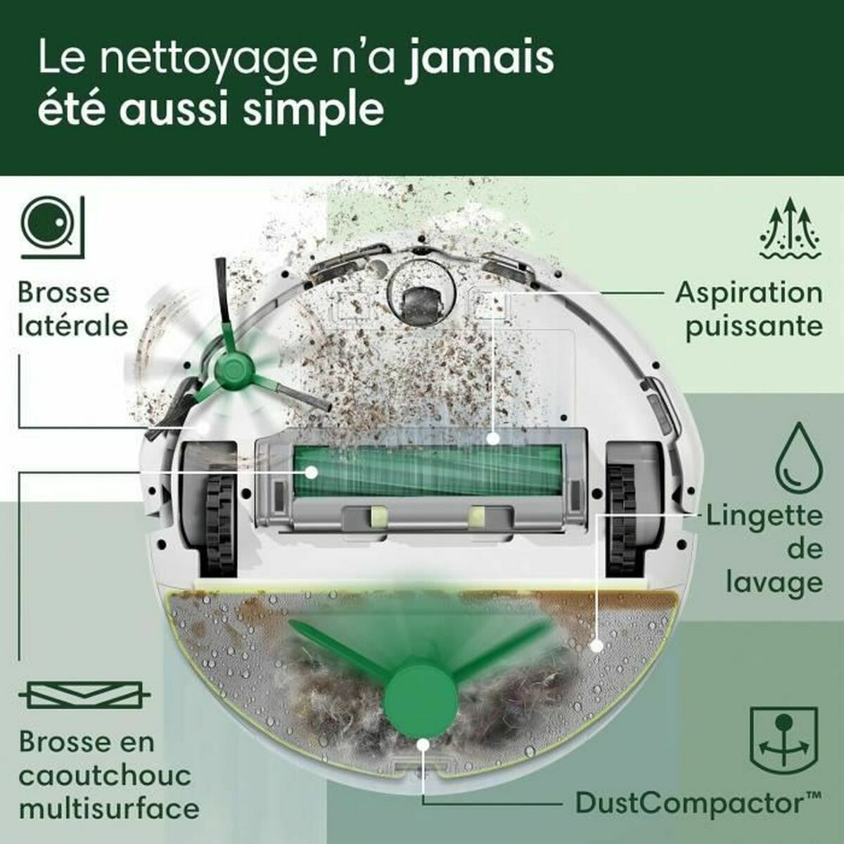 iRobot 205 COMBO Robot Vacuum Cleaner