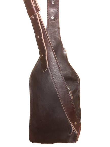 Handmade Triangular Crossbody Bag – Unisex Messenger