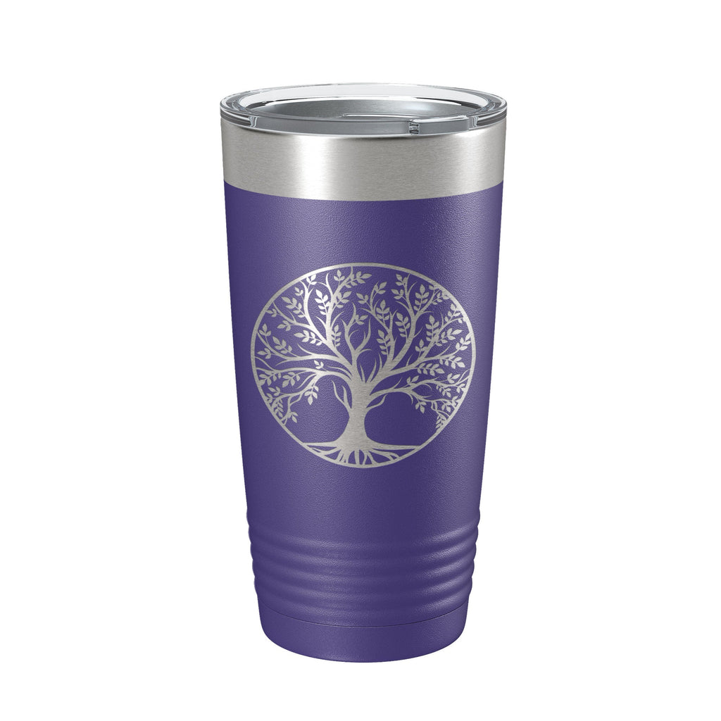 Tree Of Life Tumbler Travel Mug Insulated Laser Engraved Coffee Cup 20 oz