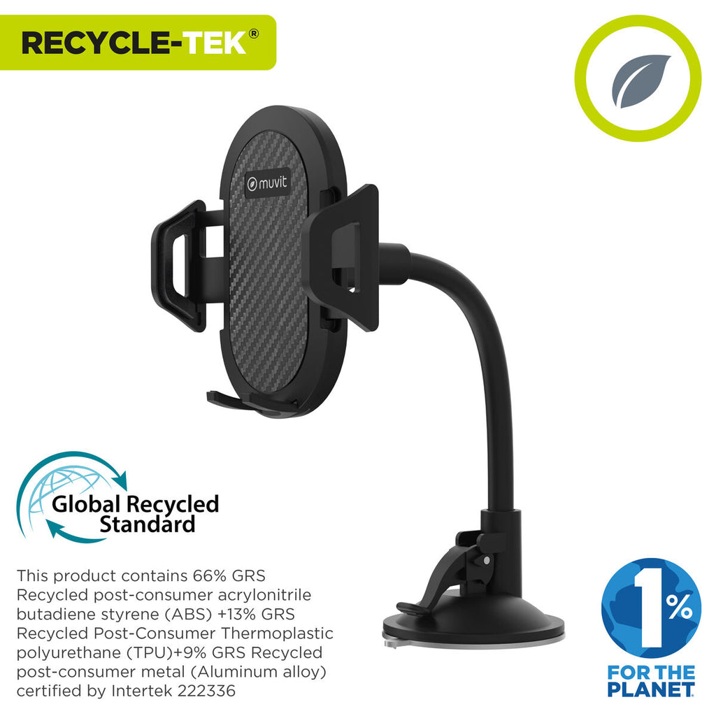 Muvit 7" Universal Car Mount - Black Phone Holder