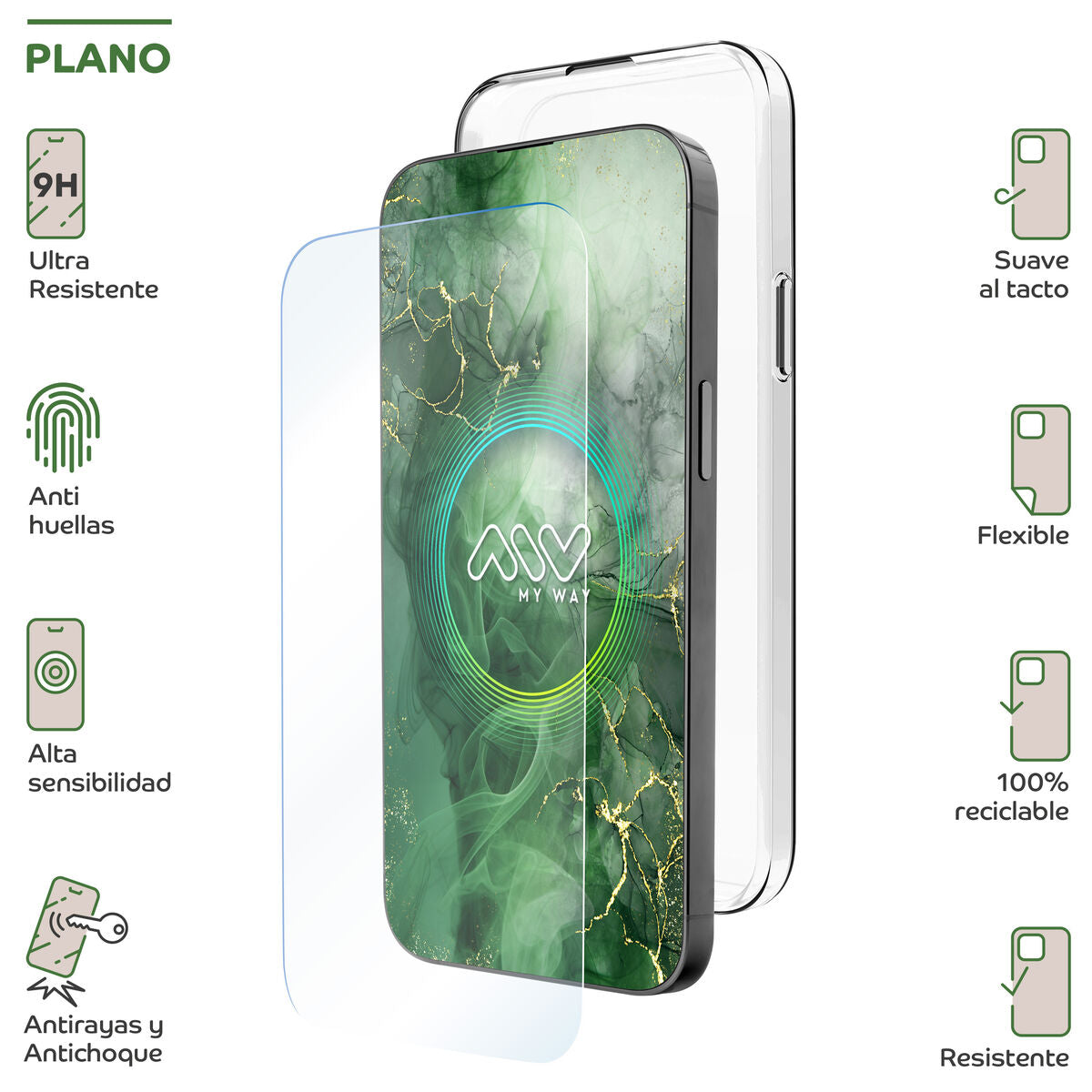 Mobile Case and Protector Myway iPhone 16