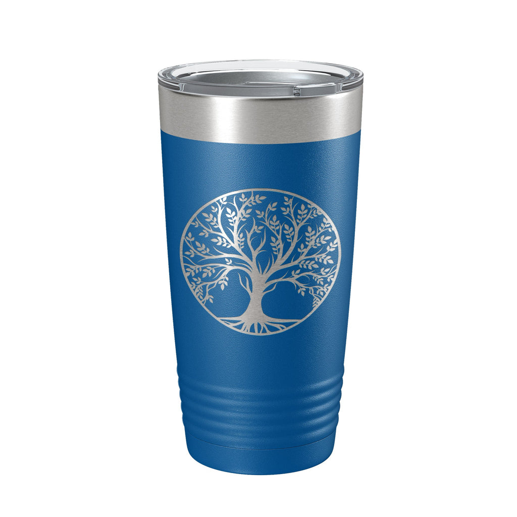 Tree Of Life Tumbler Travel Mug Insulated Laser Engraved Coffee Cup 20 oz