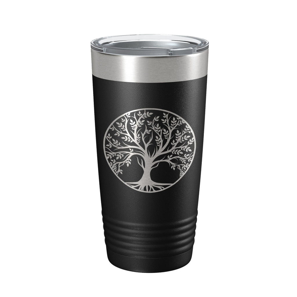 Tree Of Life Tumbler Travel Mug Insulated Laser Engraved Coffee Cup 20 oz