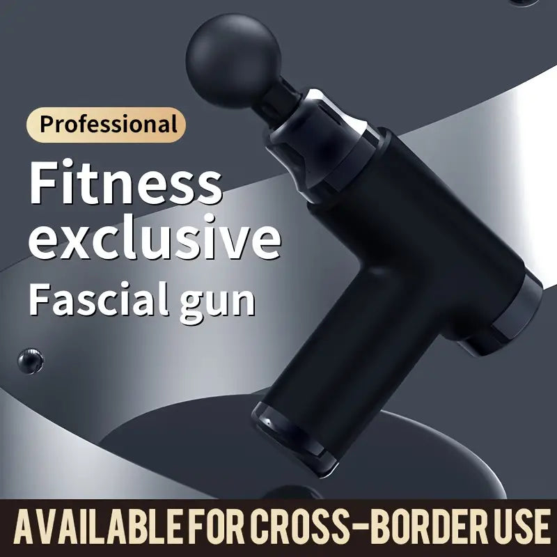 Mini Massage Gun – Portable Deep Tissue Muscle Massager with 4 Heads
