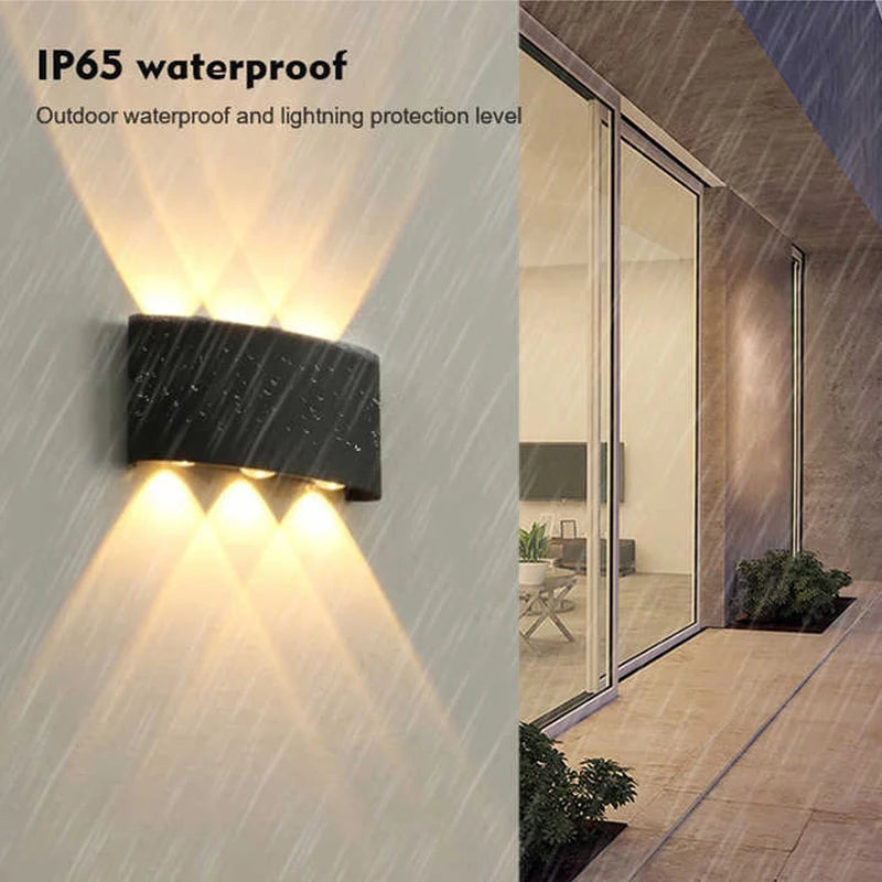 Waterproof LED Wall Lamp - IP65 Outdoor Aluminum Light