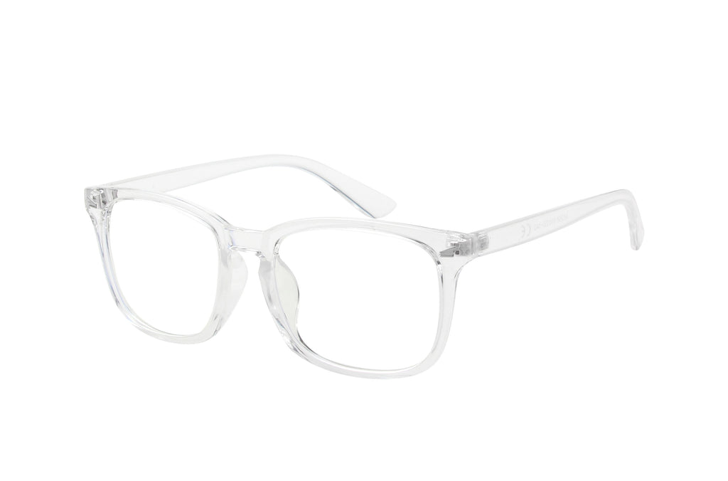 Venezia Classic Rectangle Horn-Rimmed Blue Light Blocking Glasses