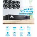 NNEDSZ -CCTV Camera Home Security System 8CH DVR 1080P IP 8 Dome Cameras Long Range