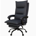 Executive Massage Office Chair with Heat - Charcoal Reclining Chair