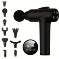 Deep Tissue Percussion Massage Gun – 30 Speeds & 9 Attachments