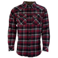 Men's Lumberjack Flannel Shirt – 100% Cotton with Corduroy Detail