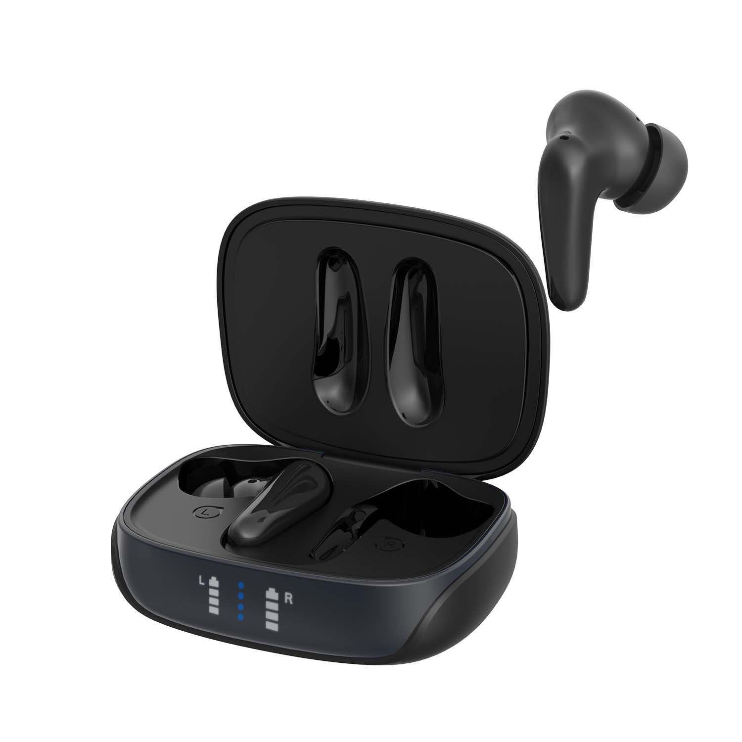 AIR Focus ANC Earbuds – 30dB Noise Cancelling | 24H Battery | Matte Black