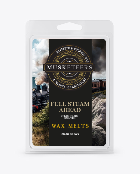 Steam Train Wax Melts – Bold Smoky Masculine Home Fragrance