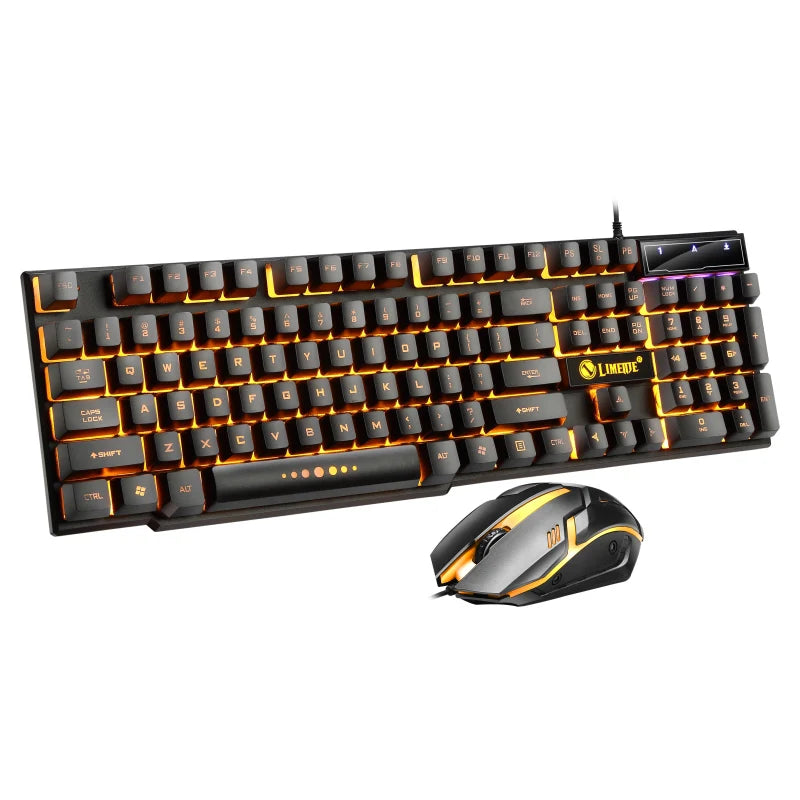 RGB Gaming Keyboard & Mouse Set – Wired USB Backlit Combo