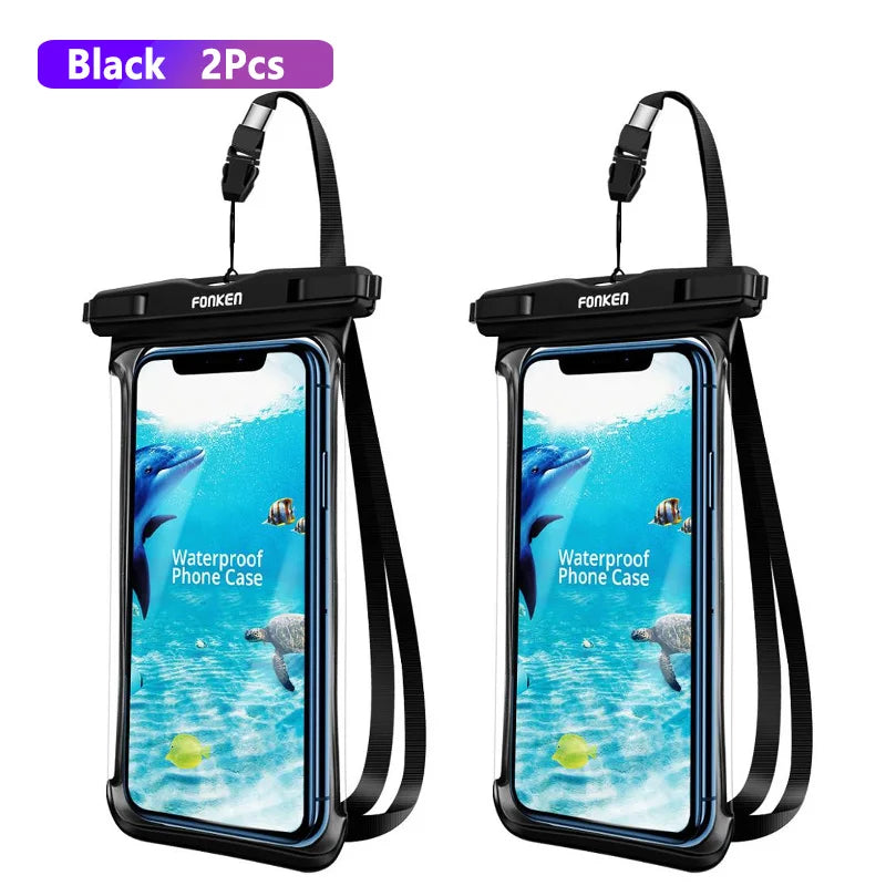 Waterproof Phone Pouch – Universal Dry Bag Case for Swimming & Outdoors