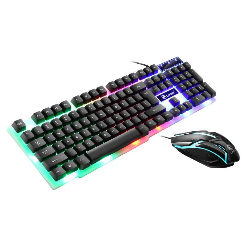 RGB Gaming Keyboard & Mouse Set – Wired USB Backlit Combo