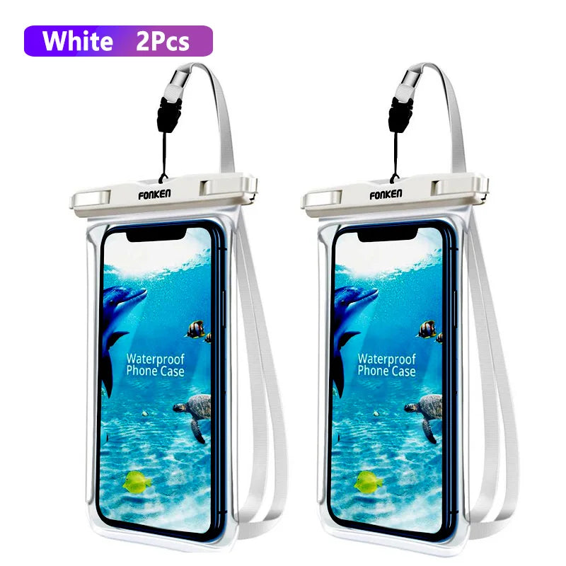 Waterproof Phone Pouch – Universal Dry Bag Case for Swimming & Outdoors