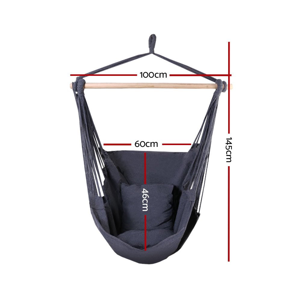 NNEDSZ Hammock Swing Chair - Grey