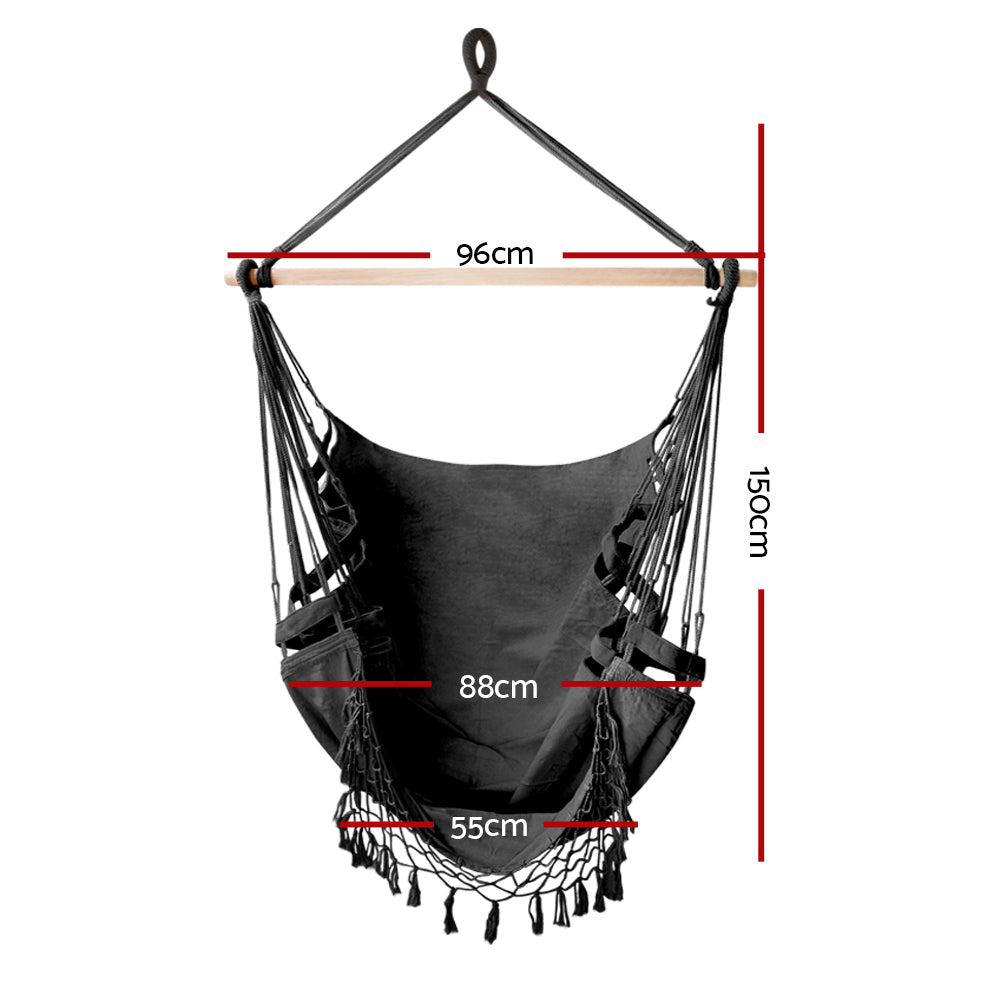 NNEDSZ Hammock Swing Chair - Grey