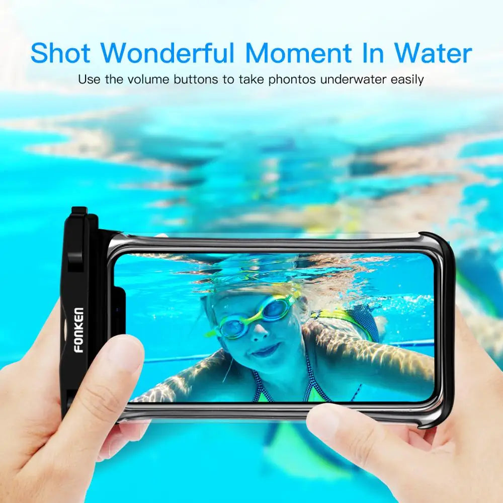Waterproof Phone Pouch – Universal Dry Bag Case for Swimming & Outdoors