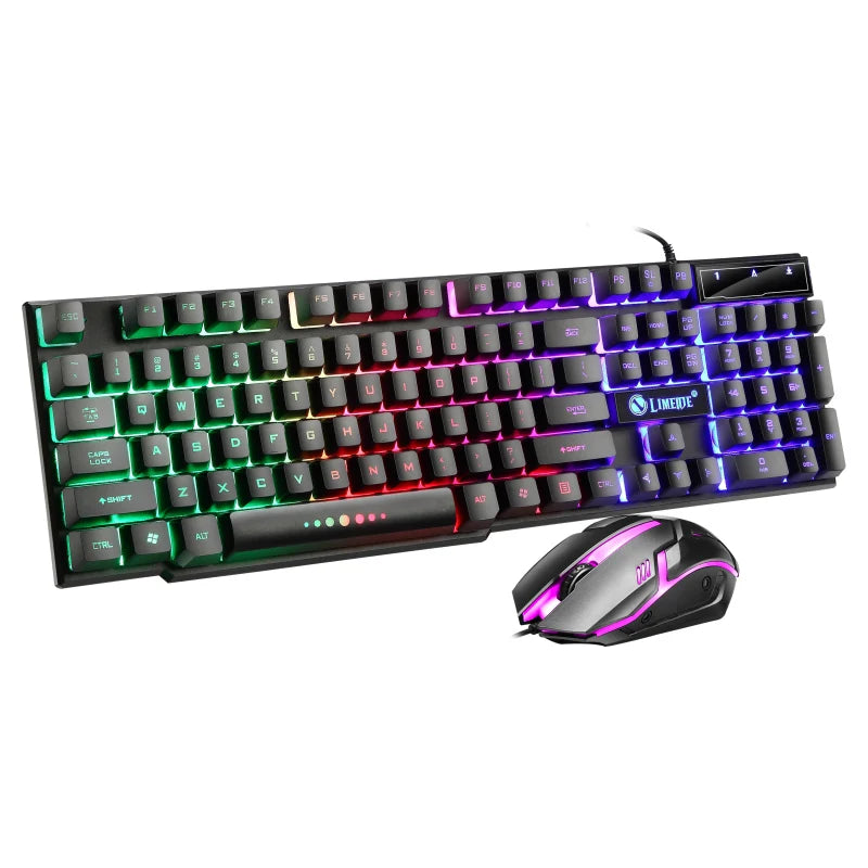 RGB Gaming Keyboard & Mouse Set – Wired USB Backlit Combo