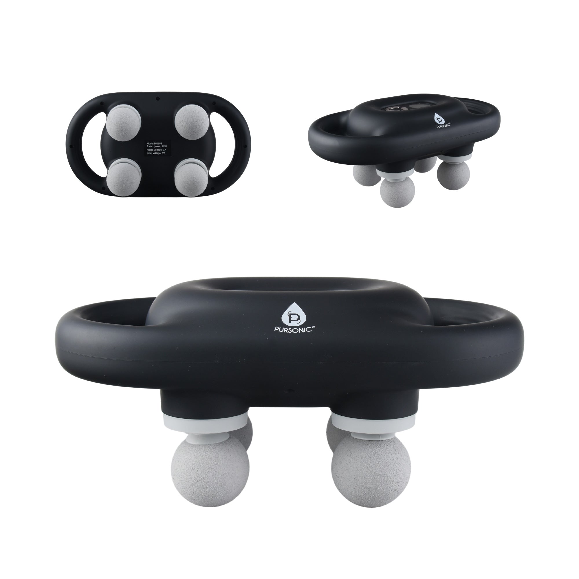 Pursonic Massage Gun & Handheld Massager Bundle – 9-Speed Deep Tissue Recovery
