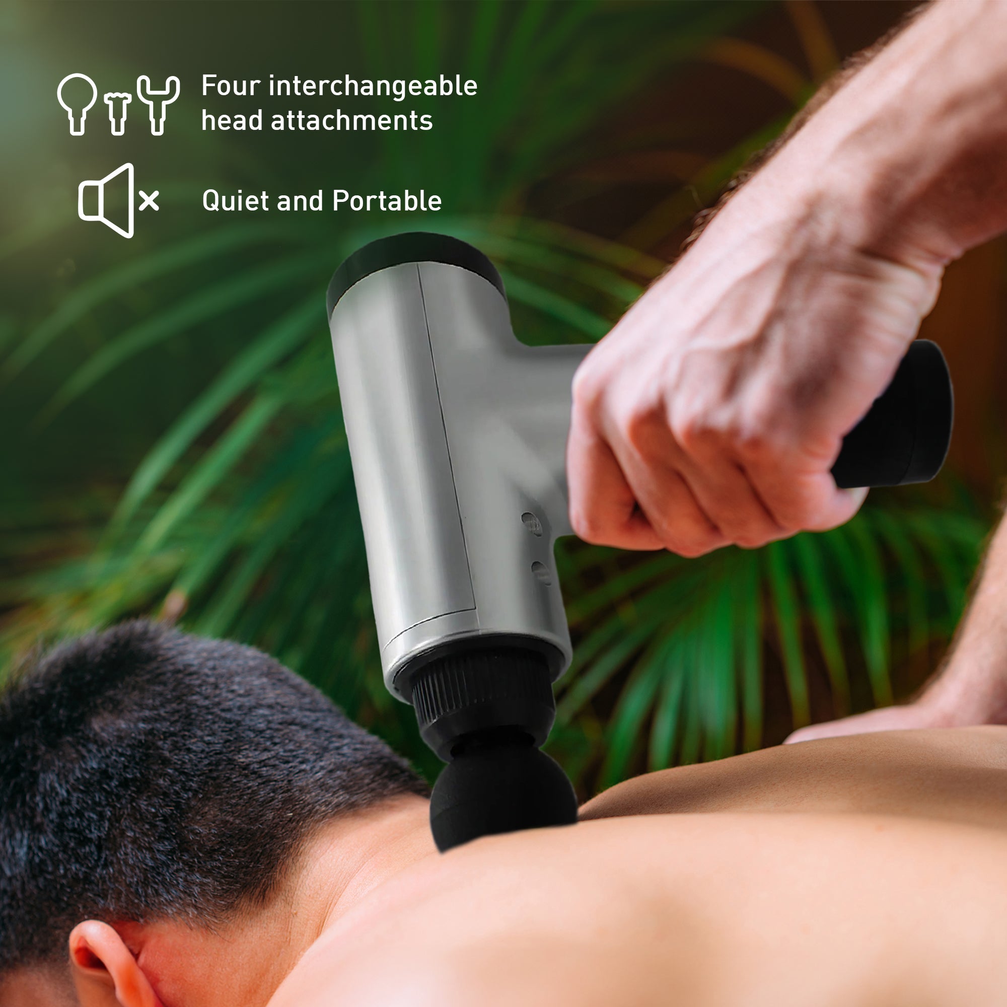Posture Corrector & Percussion Massage Gun Bundle – Back Brace + 6-Speed Massager
