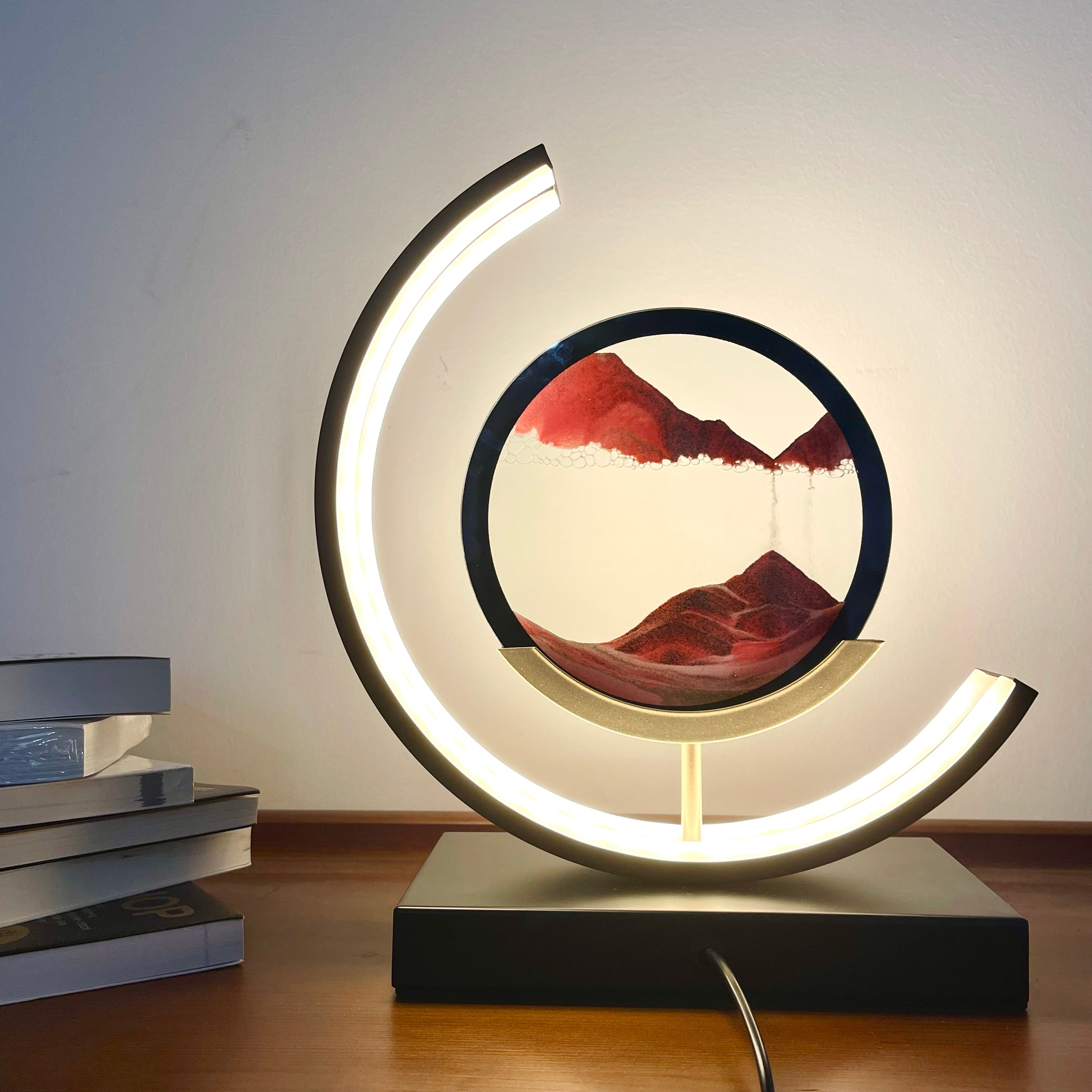 Moving Sand Art LED Table Lamp