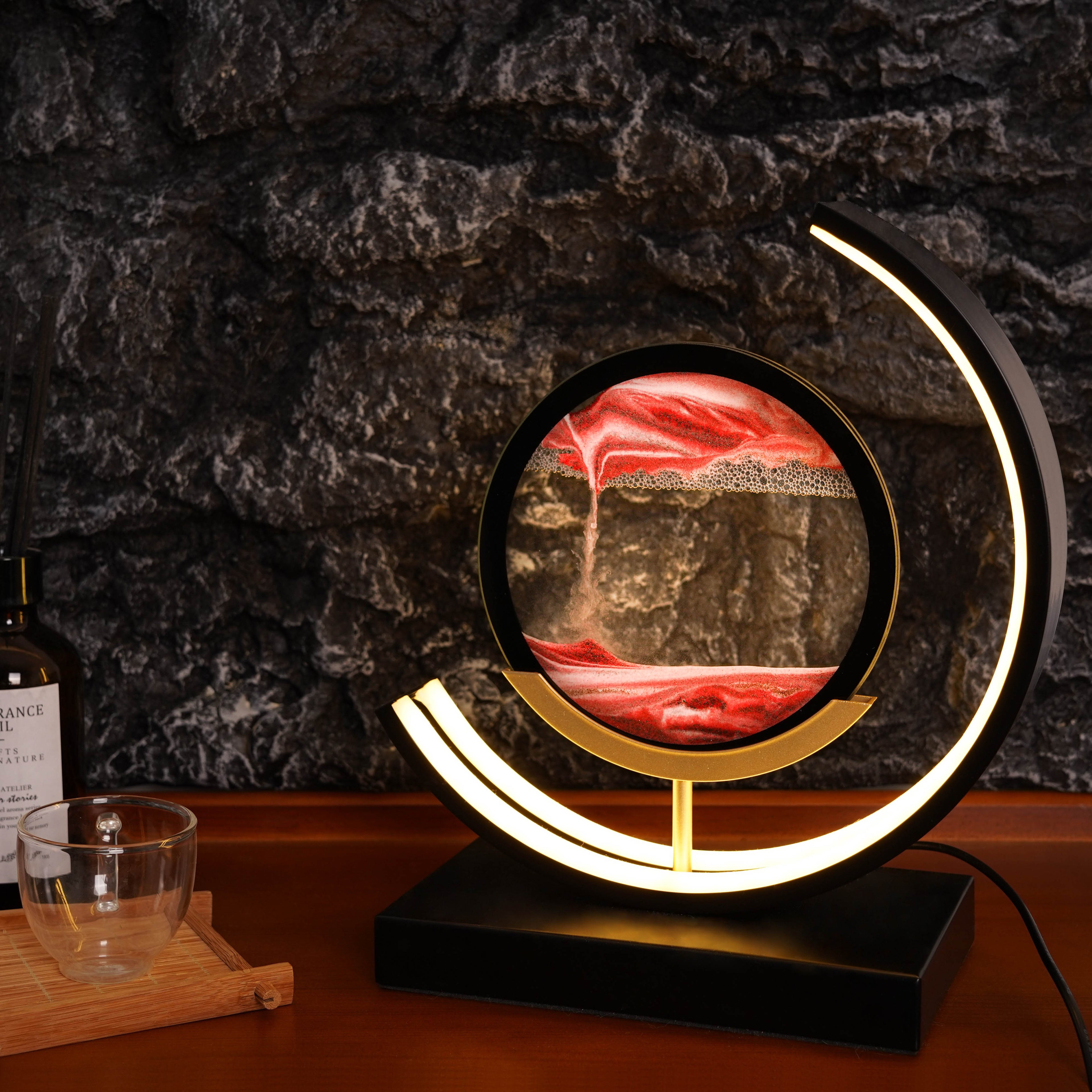 Moving Sand Art LED Table Lamp