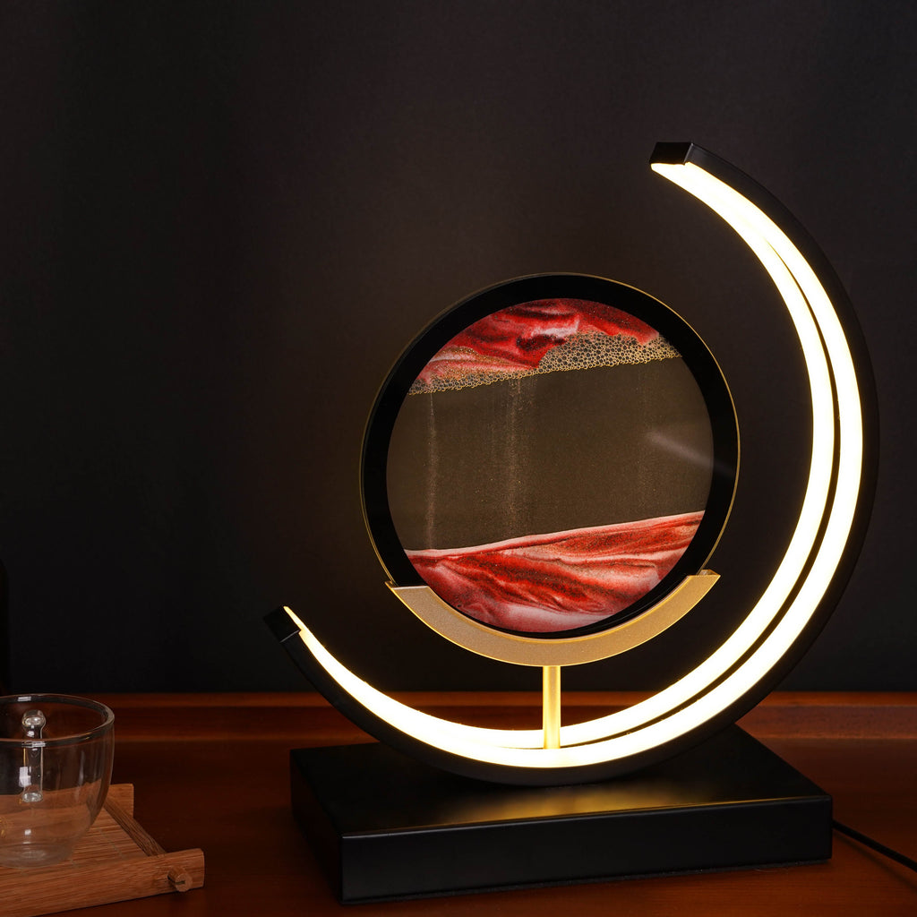 Moving Sand Art LED Table Lamp