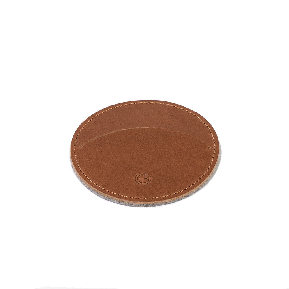 Leather Cord Organizer compatible with MagSafe Charger - The Moon