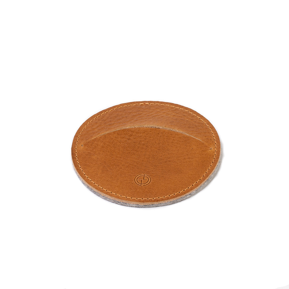 Leather Cord Organizer compatible with MagSafe Charger - The Moon