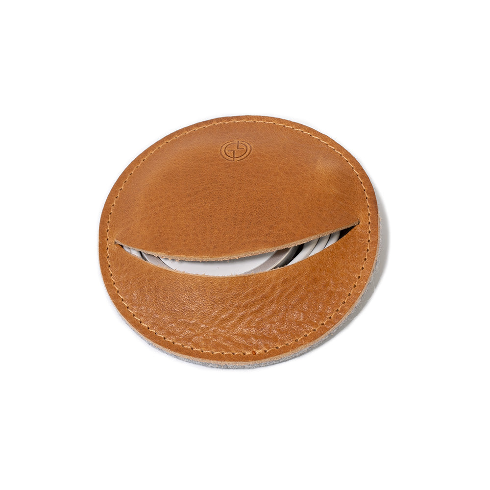 Leather Cord Organizer compatible with MagSafe Charger - The Moon