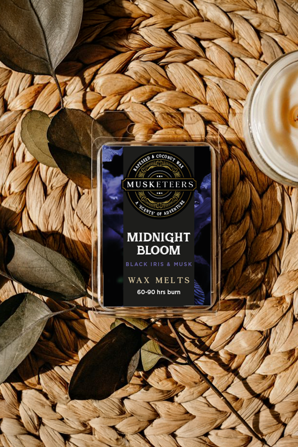 Black Iris & Musk Wax Melts | Handmade Luxury Home Fragrance