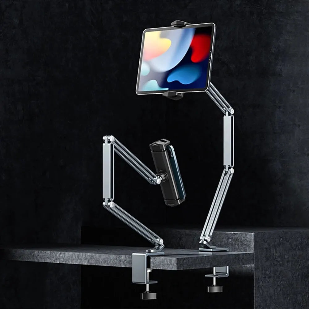 Adjustable Aluminum Tablet Stand for Desk & Bed (4-12.9")