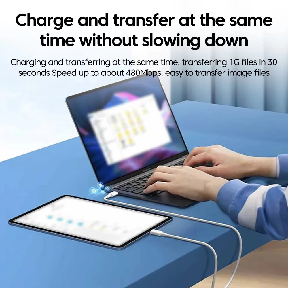 USB-C Fast Charging Cable 3-Pack – 10A 120W, Multiple Lengths