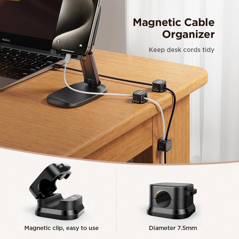 Joyroom Magnetic Cable Clips - Cable Management Organizer