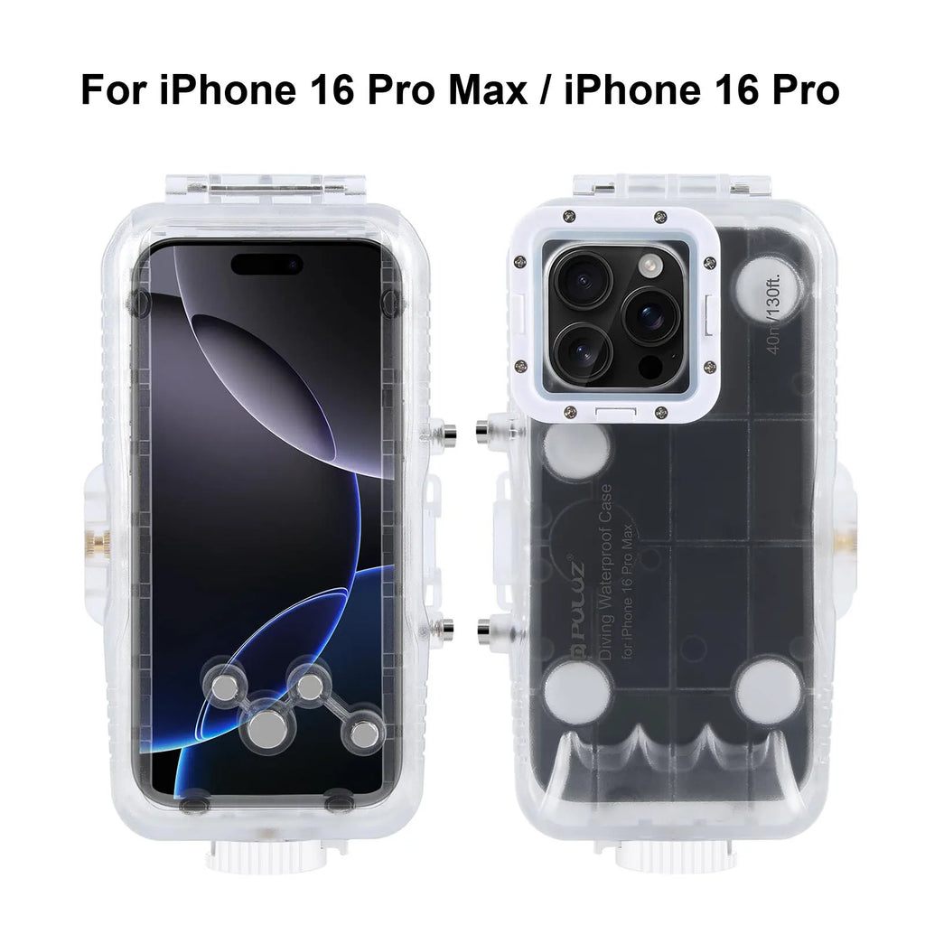 PULUZ 40m Waterproof Diving Case for iPhone - Underwater Housing