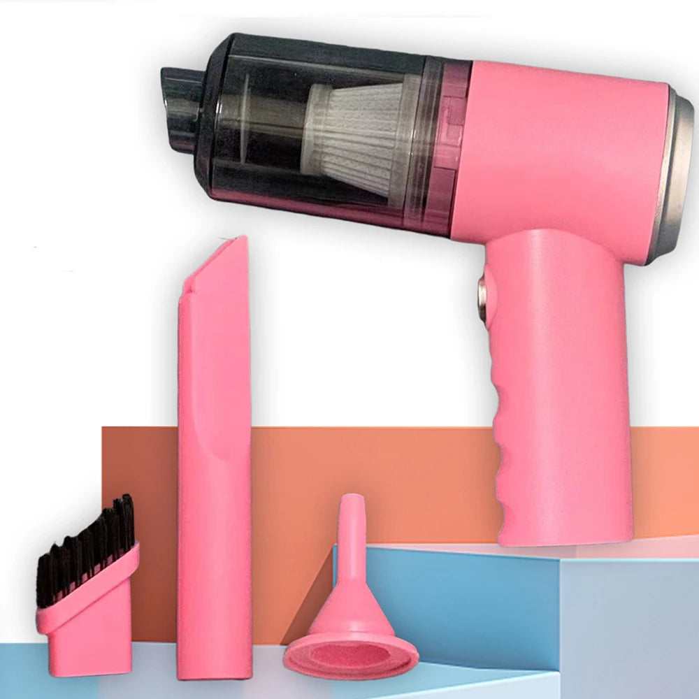 3-in-1 Portable Handheld Vacuum Cleaner – Cordless Car & Home Vac