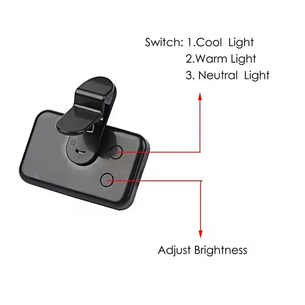 Pocket LED Selfie Light – Clip-On Ring Light for iPhone, Android & Tablets